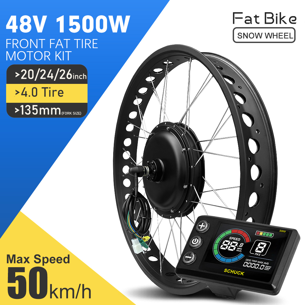 72V 5000W Hub Motor Kit - 전기 자전거 팻 타이어 개조 키트
