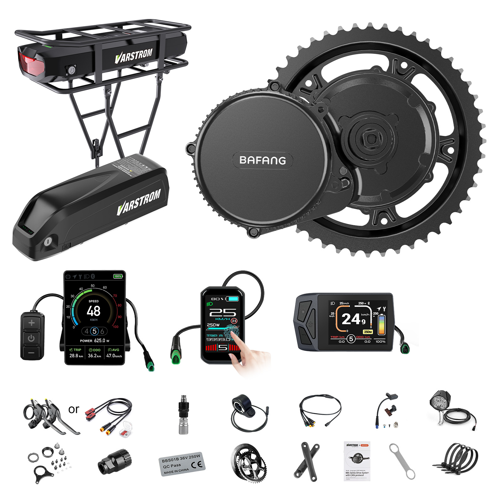 [미국 배송] 바팡 모터 750W 48V 미드 드라이브 - Bafang Bbs02B 48V 750W Mid Drive Kit 리뷰 및 가격